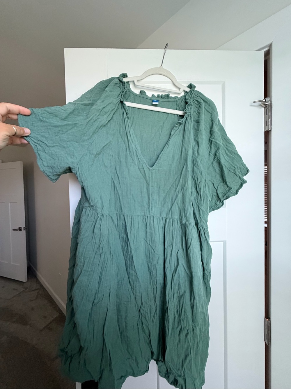Old Navy Sage Green Mini Dress